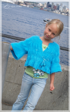 Turquoise Sweater PDF eBook Pattern Knitting/Crochet