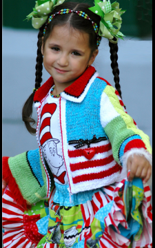 Holiday Girl Jacket Sizes 2-12 Knit/Crochet PDF eBook Pattern