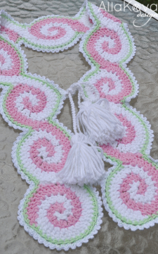 Celtic Pink Scarf Crochet Pattern Crochet PDF/eBook