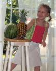 Fruity Fun. Watermelon Top Sizes 2-12 Crochet Pattern in PDF format ONLY!