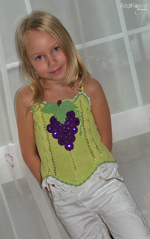knit top patterns. Grape Knit Top pattern for